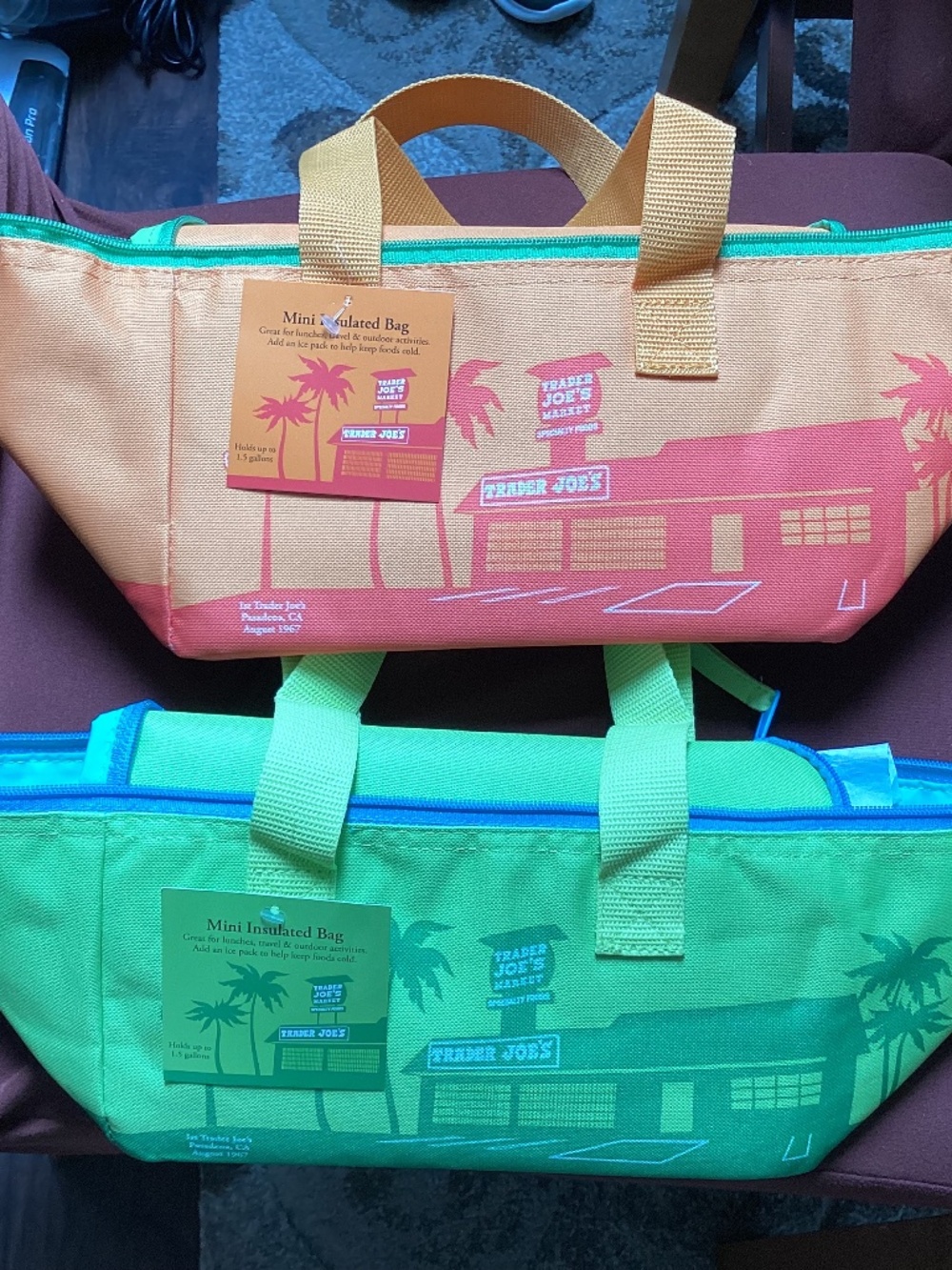 Trader Joe's Mini Insulated Bags Bundle NWT